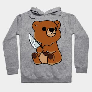 Teddy bear with a knife! Hoodie